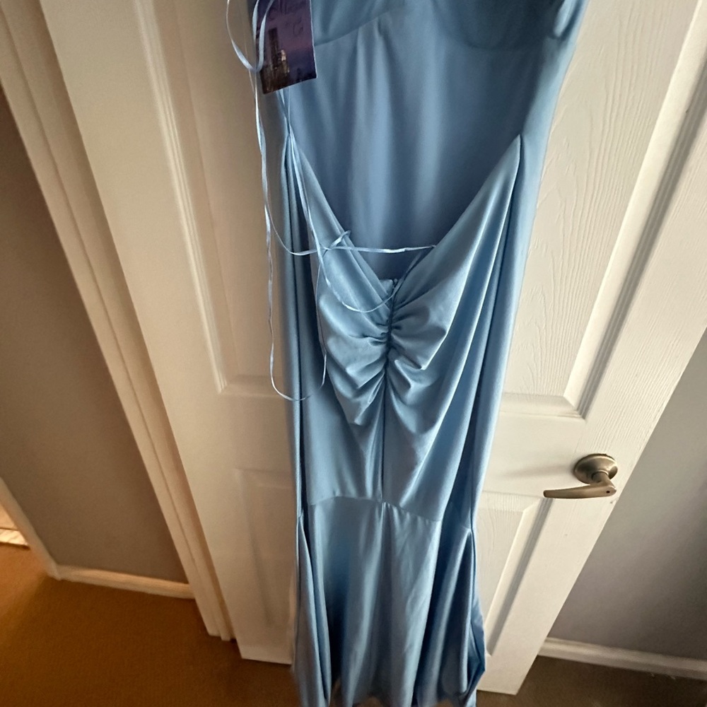Morgan & Co light blue gown